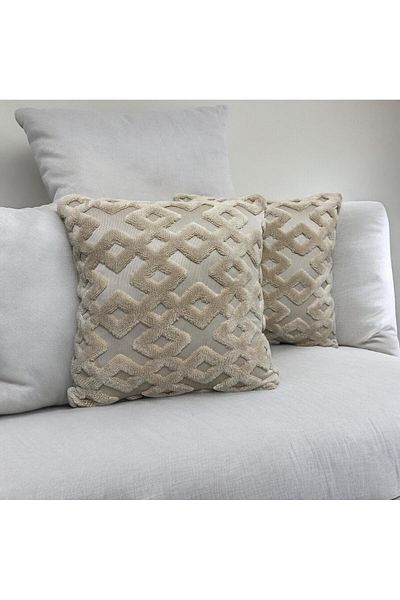 by ballı biocotton Σετ θήκης μαξιλαριού Biocotton 3D βελούδινο 2 45x45 Μέγεθος