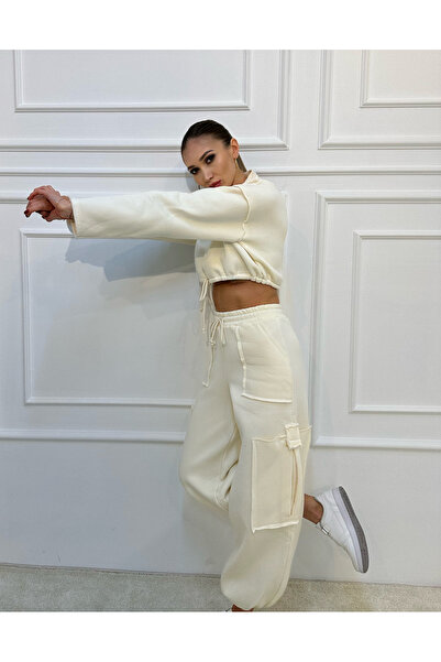 ossons Cargo Pocket Oversize Tracksuit Set