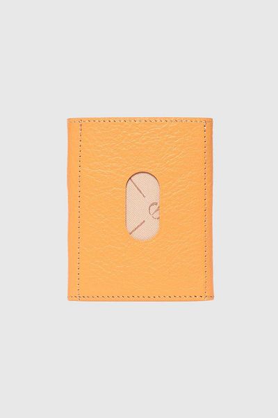 Grande 724 Genuine Leather Card Holder Arsel Yellow