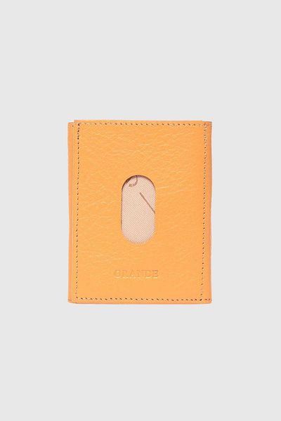 Grande 724 Genuine Leather Card Holder Arsel Yellow