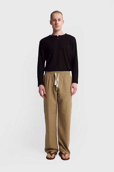 GIESTO Wrinkled Look Pants