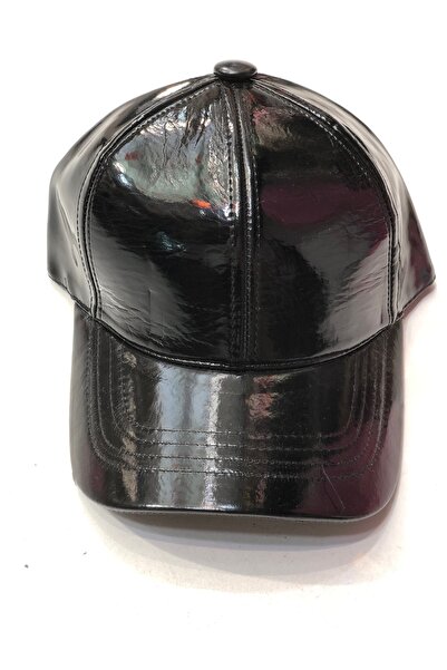 Prahar Deri Rugan Düz Şapka