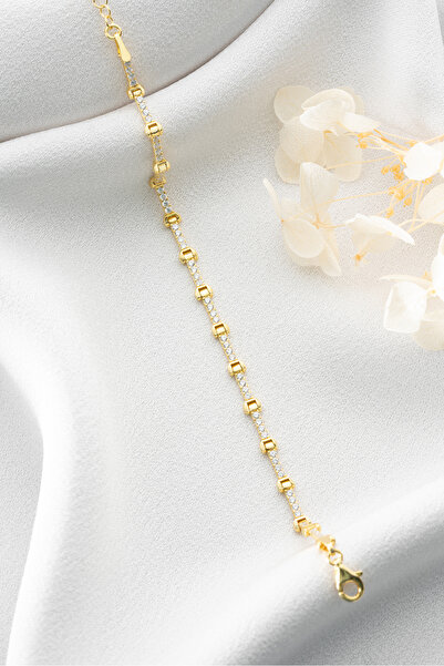 Silvano Jewelry 925 Ayar Gümüş Sırataşlı Bileklik