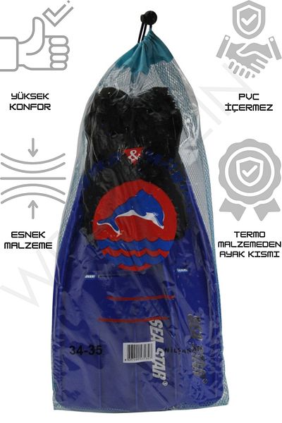 welcomein Sea Star Unisex Comfortable Thermo Swimmer Palette - Size 34-35