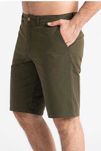 Eliş Şile Bezi Aegean Gabardine Men's Shorts Khaki Hk