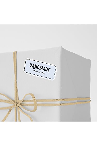 Ambalaj Modacısı ملصق أزرق فاتح مصنوع يدويًا بطباعة سريعة 100 قطعة