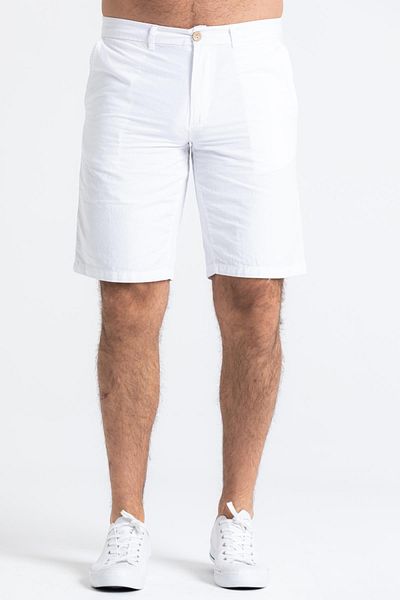 Eliş Şile Bezi Ανδρικό σορτς Ege Gabardin White Byz