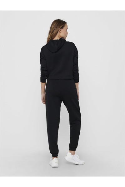 ONLY ONPLOUNGE HW REG SWT PNT Yüksek Bel Beli Lastikli Paçası Ribanalı Kadın Eşofman Altı