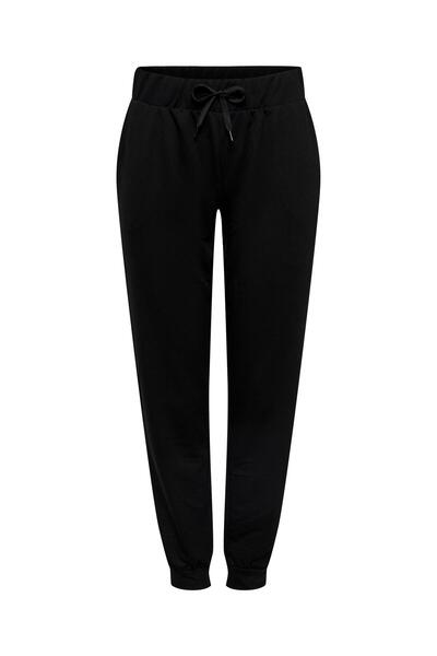 ONLY Γυναικείο αθλητικό παντελόνι ONPAYNA REG SPORTS SWT PNT με ελαστική μέση ψηλή μέση και κορδόνι στο κάτω μέρος