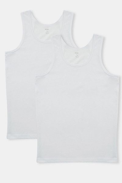 Eros Pijama Eros 100% Cotton Compact Strap Ανδρικό εσώρουχο 2 τεμαχίων σε κουτί