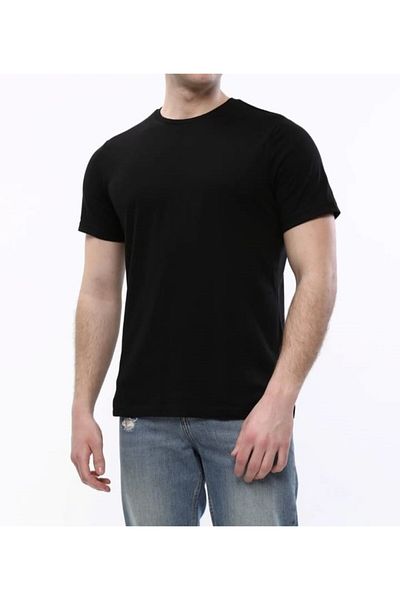 ADVANTE ΑΝΔΡΙΚΟ T-SHIRT GÜNCÜOĞLU 100% ΒΑΜΒΑΚΙ ZERO COLLAR REGULAR FIT