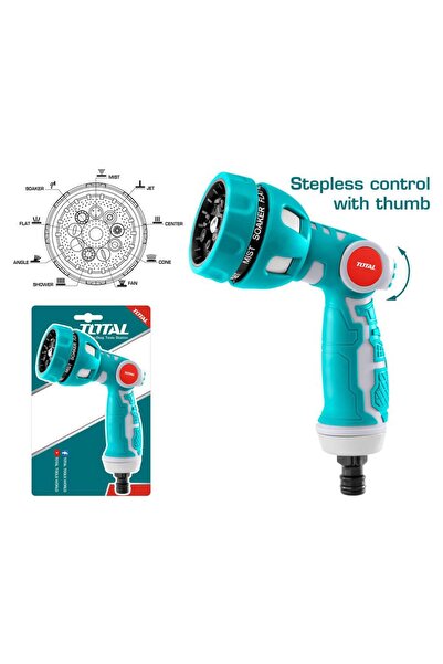 TOTAL 9 Fonksiyonlu Sulama Tabancası NMS HIRDAVAT