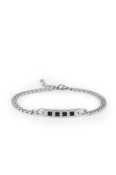 FERRO Silver Steel Men's Bracelet FRJ10016A-J