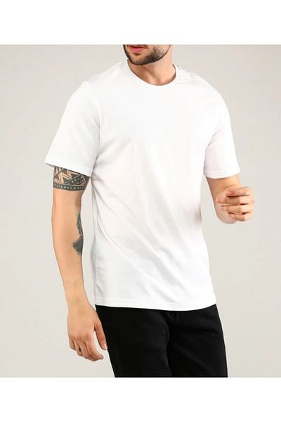 ADVANTE Tricou pentru bărbați, 100% bumbac, cu gâtul zero, cu potrivire regulată