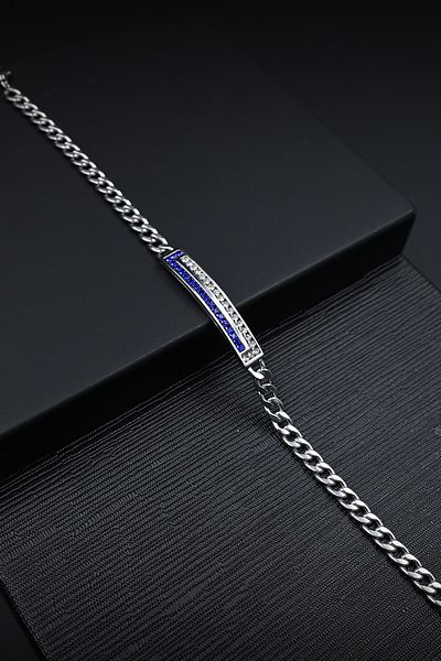 FERRO Silver Steel Men's Bracelet FRJ10018A-L
