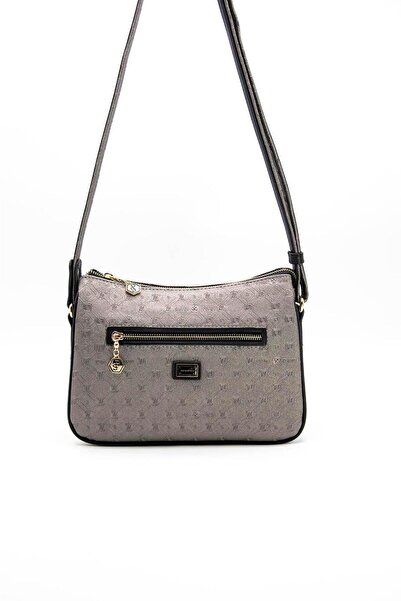 Silver Polo Silver & Polo Platinum - Geantă neagră SP818 pentru femei