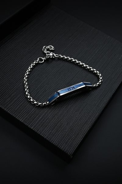 FERRO Silver Steel Men's Bracelet FRJ10003A-L