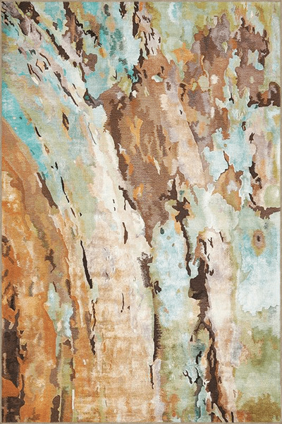Rugs Modern Halı Covor decorativ modern cu model abstract multicolor 3900