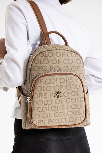 Çanta Trend Το σακίδιο πλάτης μεσαίου μεγέθους Polo Of Colors με ρυθμιζόμενο λουράκι (28*12*24 διαστάσεις)