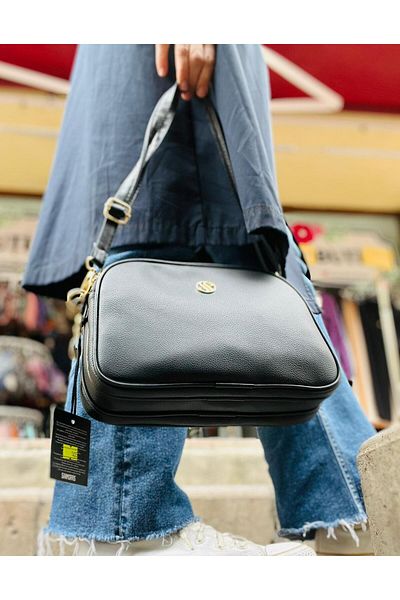 Çanta Trend Geantă de umăr și crossbody cu 5 compartimente pentru femei, cu curea încrucișată reglabilă