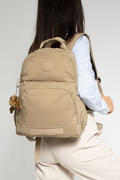 Çanta Trend Unisex Αδιάβροχο ύφασμα μεσαίου μεγέθους τσάντα ταξιδιού και σχολικής τσάντας με θήκη φορητού υπολογιστή πολλαπλών θέσεων