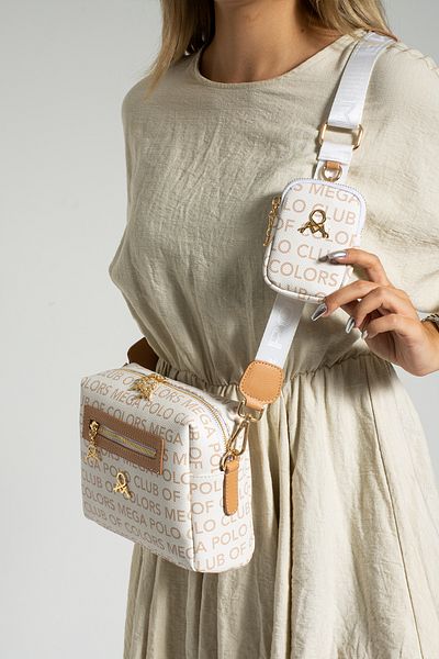 Çanta Trend GEANTĂ CROSSBODY CU PORTOFEL DEDUCIBIL SCRIT MEGA