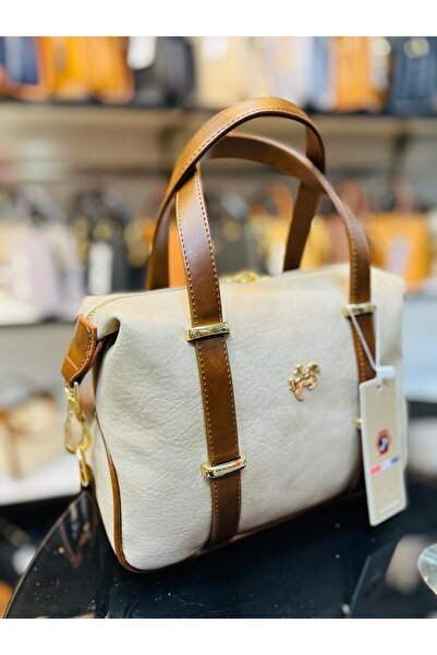 Çanta Trend Miami Polo Kadın Fermuarlı Ayarlanabilir Askılı Gold Aksesuarlı I...