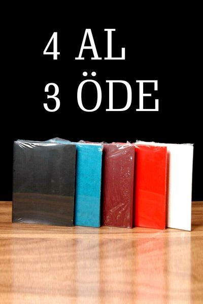 yhfoto 4 Pieces 15X21 Mixed Color Album of 100