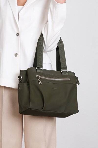 Çanta Trend Mega satenska torba sa više odjeljaka, ležerna Torba