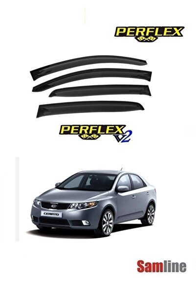 PERFLEX Kia Cerato 2010 Modeller için Cam Rüzgarlığı Takımı 4'lü Set