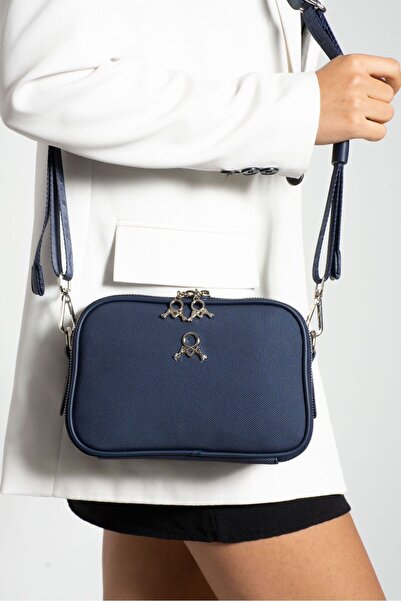 Çanta Trend Geanta de dama cu 3 compartimente si 7 compartimente cu curea reglabila