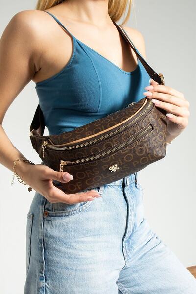 Çanta Trend Geantă sport pentru femei Polo Of Colors maro-brun cu 4 compartim...