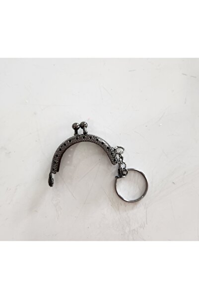 fundahobi مشبك سلسلة مفاتيح أنثراسايت مقاس -5 سم