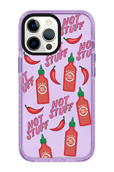 shoptocase Iphone 15 PRO MAX Uyumlu Hot Stuff Impact Kenar Korumalı Telefon K...