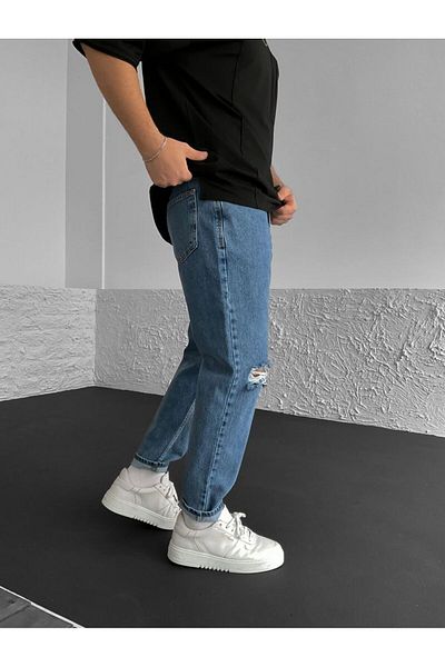 XPUPPET Men's Orj Jeans Color Series Ripped Boyfriend Jeans