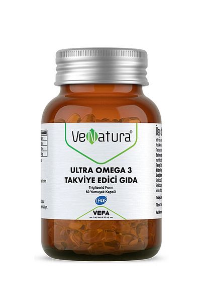 VeNatura Ultra Omega 3 Food Supplement 60 Capsules-MFREYON00637