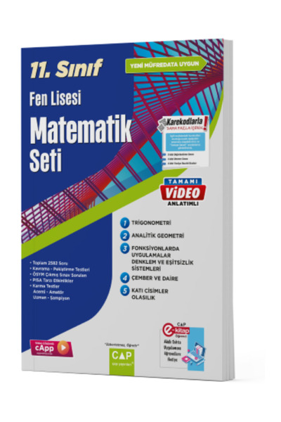 Çap Yayınları Çap 11. Sınıf Fen Lisesi Matematik Fasikül Konu Anlatım Seti