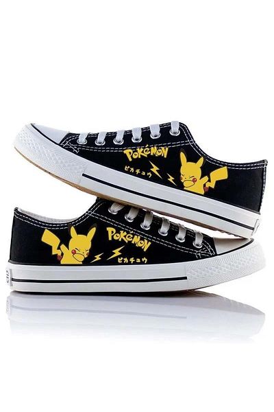Touz Moda Unisex Pokemon Printed Canvas Shoes