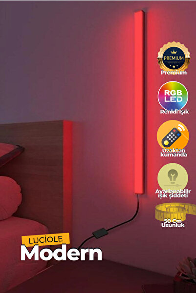 luciole Uzaktan Kumandalı Led Lamba - Yatak Üstü, Tv Yanı ,oturma Odası - Rgb...