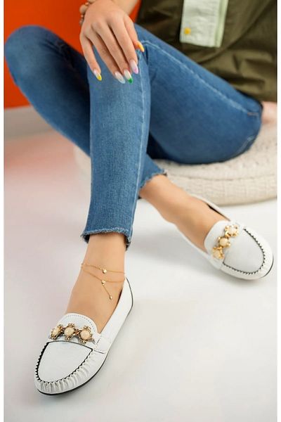 Eylül Spor Balerini de damă, ușoare, confortabile, talpă moale, pantofi de zi cu zi, eleganti, din piele, pantofi speciali pentru ziua mamei