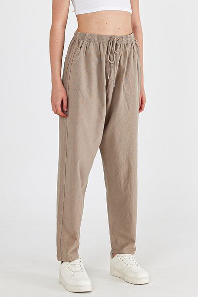 Dechers Women's Linen Pants AJ0606