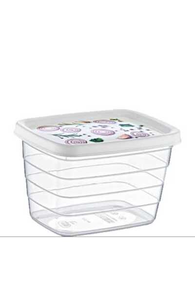 HOBBY LİFE Me-Ka Home Deco Trend Storage Container 3 pcs 3 x 2.2l White Storage Container 6 pcs