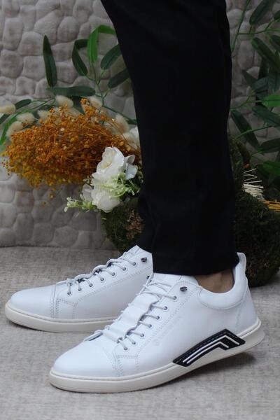 Hammer Jack 22290 White Original Product Flexible Soft Genuine Leather Men's Shoes