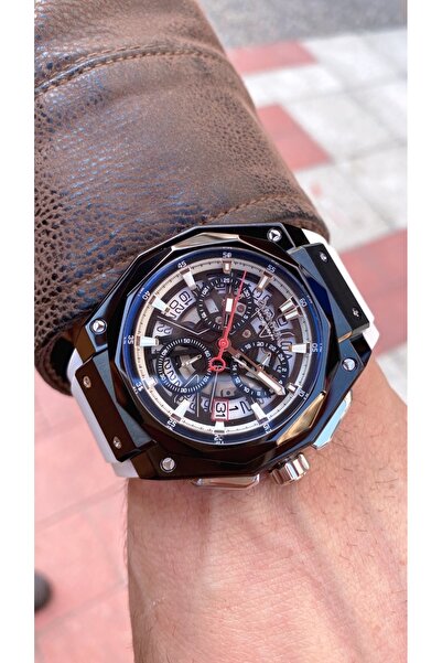 Quantum Yeni Hblt Kasa Silikon Kordon Erkek Kol Saati Laci