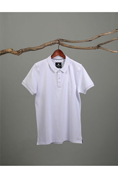 ADAM BOXES Polo Neck T-shirt Neo-tune - White