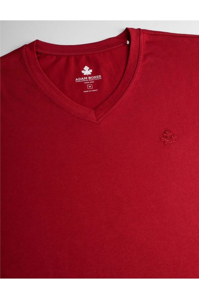 ADAM BOXES V-neck T-shirt Neo-alpes - Claret Red