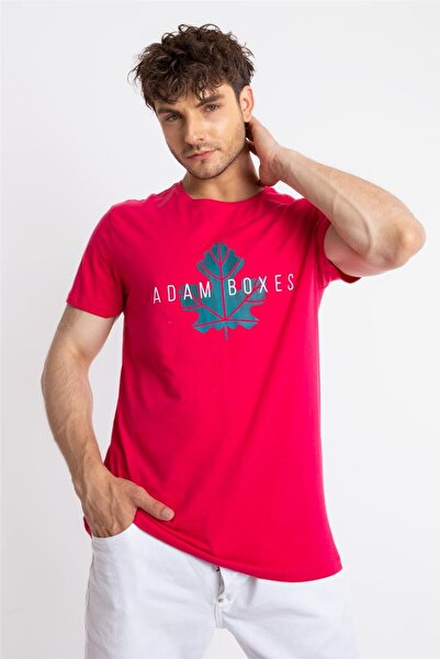 ADAM BOXES تي شيرت مطبوع برقبة دائرية Anillo - أرجواني