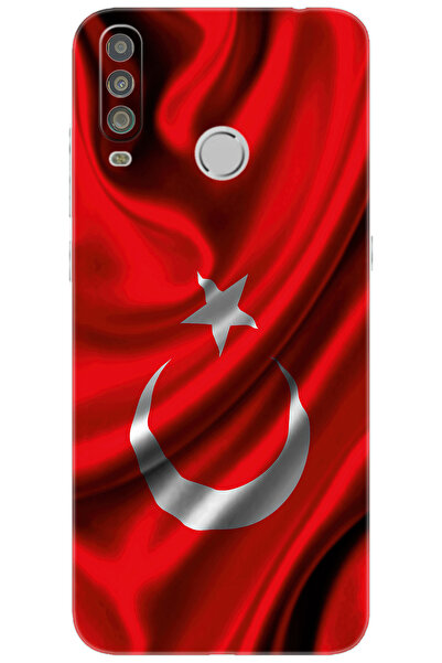 CASPER Via G5 Uyumlu Kılıf Desen Baskılı Silikon Dalgalı Türk Bayrağı STK:369...
