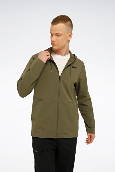 Reebok PERFORMANCE WOVEN FULL ZI Haki Erkek Ceket