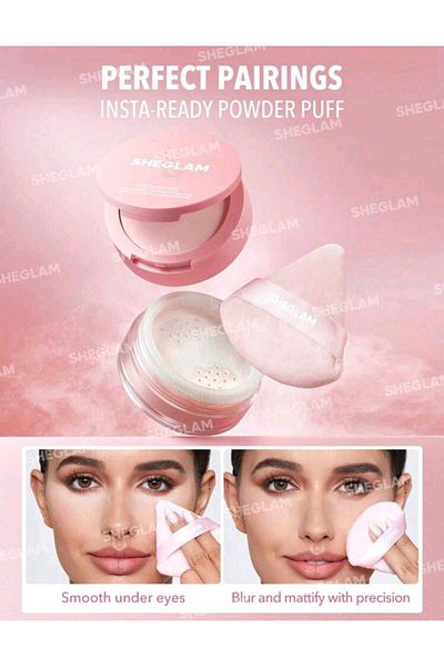 SHEGLAM Pink Powder (WITHOUT SPONGE)